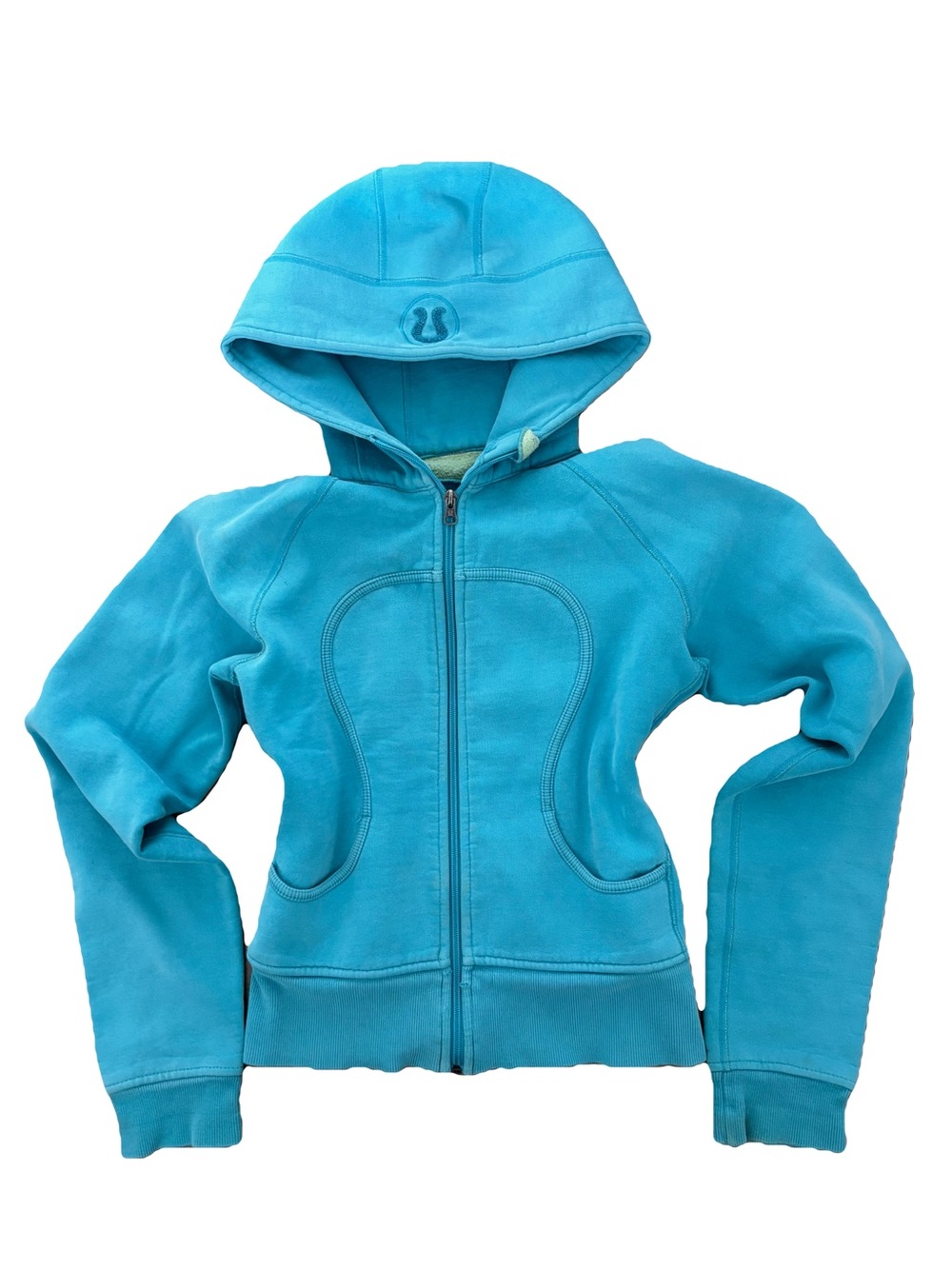 lululemon athletica Bright Teal Full-Zip Scuba Hoodie